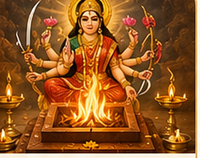 Chandi Homa illustration