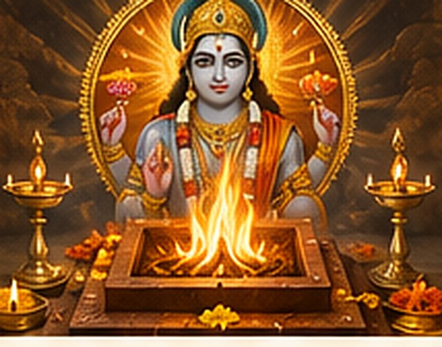 Sudarshana Homa illustration